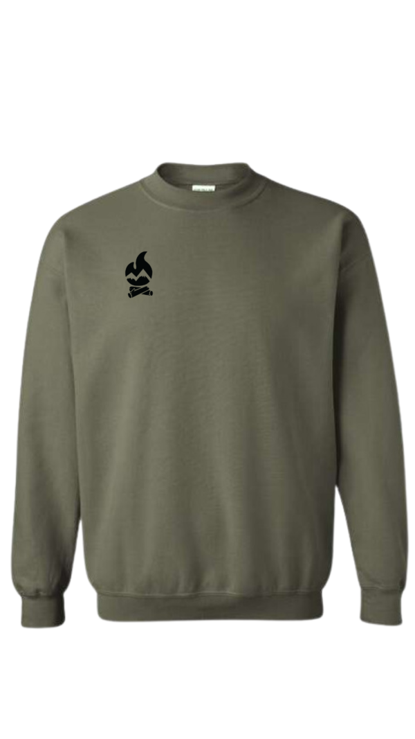 Firelight Icon - Limited Edition Crewneck - Military Green